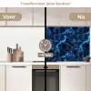 Donker - Blauw - Bliksem keuken achterwand 2 middel 871 -voor-na2_NL
