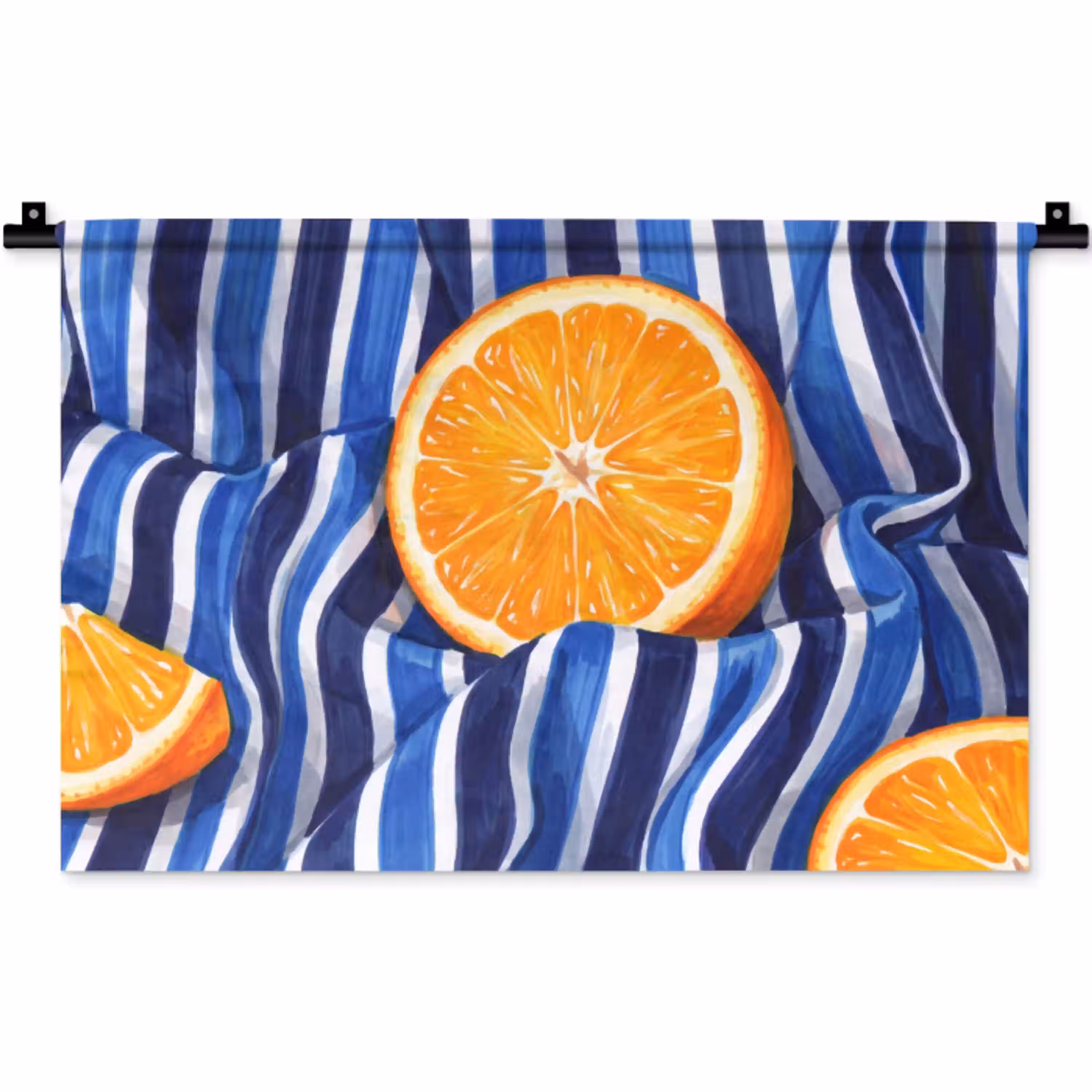 Eten - Fruit - Oranje Wandkleed katoen klein -zz3d