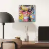 Expressief - Milkshake - Vrouw - Felle kleuren aluminium wit klein -sfeer5