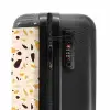 Terrazzo patroon geel NBS - Handbagage koffer - Kinderen Unisex middel -slot