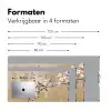 Vogels - Bloesemtak - Bloemen - Oranje Muismat XXL klein -sfeer5