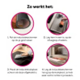 Heuvellandschap - Grafisch - Terracotta Inductie beschermer vinyl 3mm klein -wsfeer9_website