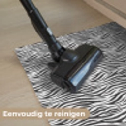 Zwart - Wit - Zebra - Patroon Deurmat klein 898 -reinigen_NL