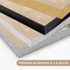 Kerst - Hert - Gewei - Rood Textielframe zwart klein -USP_kleurenNL