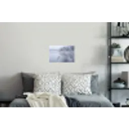 Riet - Bevroren - Winter - Natuur Muursticker klein -slaapkamer