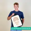 Regenboog met de quote 'Dream Big' Rugzak - Zwart middel -sfeer7_NL