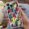 Bliksemschichten - Patroon - Marmer - Kleuren Hoesje iPhone 16 Pro Max met koord klein -sfeer3