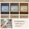 Bloesems - Minimalistisch - Wateroppervlak - Boot Light Box met kabel (Tafellamp) klein -USP_lichtkleurNL