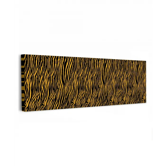 Oranje - Tijger - Zwart - Patroon canvas 2cm klein 828 -z3d