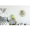 Quote - Strepen - Grill Wandcirkel aluminium klein -kinderkamer
