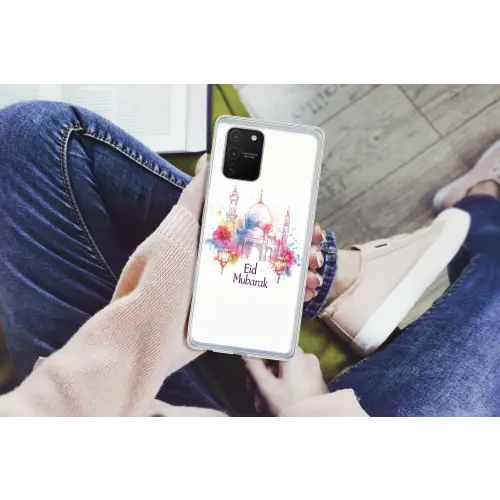 Moskee - Eid Mubarak - Suikerfeest - Kleurrijk - Ramadan - Islamitische Telefoonhoesje Samsung Galaxy S10 Lite klein -handS10Lite