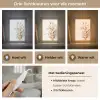 Pampasgras - Pluim - Wit - Beige Light Box met kabel (Tafellamp) klein -USP_lichtkleurNL