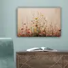 Wilde bloemen - Penseelstreken - Rustgevend canvas 2cm klein -sfeer4