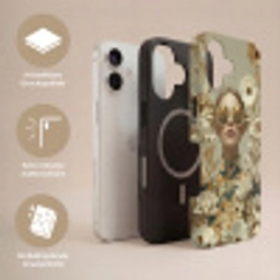 Vrouw - Bloemen - Zonnebril - Wit Toughcase MagSafe Apple iPhone 17 klein -USP_Lagen_DE
