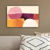 Vormen - Abstract - Kleurrijk canvas 2cm klein -sfeer3