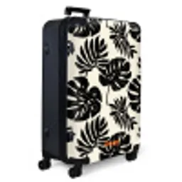 Modern - Monstera - Zwart NBS - Large koffer - Volwassenen Unisex groot -product1