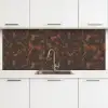 Zwart - Vlekken - Roest - Bruin keuken achterwand 2 middel 871 -3d