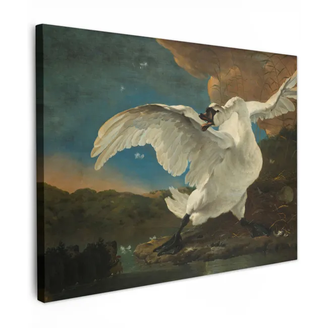 Canvas schilderij - Zwaan - Oude meesters - Jan Asselijn