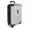Dierenportret - Koala - grijs NBS - Handbagage koffer - Unisex middel -productfoto_3d