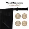 Wijnfles - Glas - Handen - Raam Wandkleed katoen middel -sfeer2