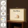 Alpaca - Egel - Bruin - Knuffelen Light Box met batterij (Wandlamp kind) middel -USP_websiteoverzichtNL