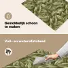Bladeren - Modern - Groen Inductie beschemer met haakjes klein 777 -ky-schoon-nl