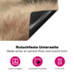 Landschap - Minimalistisch - Beige Inductie beschermer vinyl 3mm klein -zzzzzzz-lf-onderkant