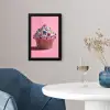 Cupcake - Kleurrijk - Edelstenen fotolijst zwart zonder passe partout klein -sfeer4