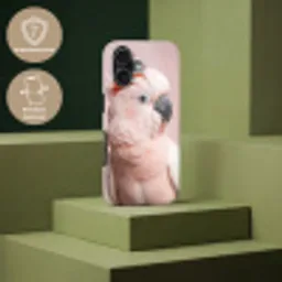 Kaketoe - Portret - Roze Toughcase MagSafe Apple iPhone 17 klein -USP_PrintM_NL