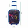 Gamerwereld in neonstijl Kinderkoffer - Blauw klein -productfoto_formaten