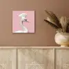 Zwaan - Koksmuts - Mooi - Klassiek aluminium wit klein -sfeer4