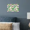 Bladeren - Flamingo - Bloemen - Jungle poster papier klein -sfeer2