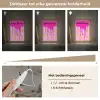 Smiley - Roze - Glazuur Light Box met kabel (Kinderlampje) klein -USP_dimbaarNL