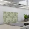 Vlakken - Rustiek - Groen keuken achterwand spatscherm klein 900 -3d_schuin