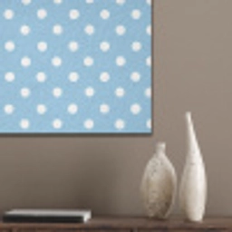 Polka - Dots - Blauw PET vilt klein 837 -sfeer6_closeup