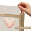Hart - Gezicht - Roze - Stippen Light Box met kabel (Kinderlampje) klein -USP_websiteprintNL
