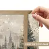 Bos - Herten - Winter - Sneeuw Light Box met batterij (Wandlamp) middel -USP_websiteprintNL