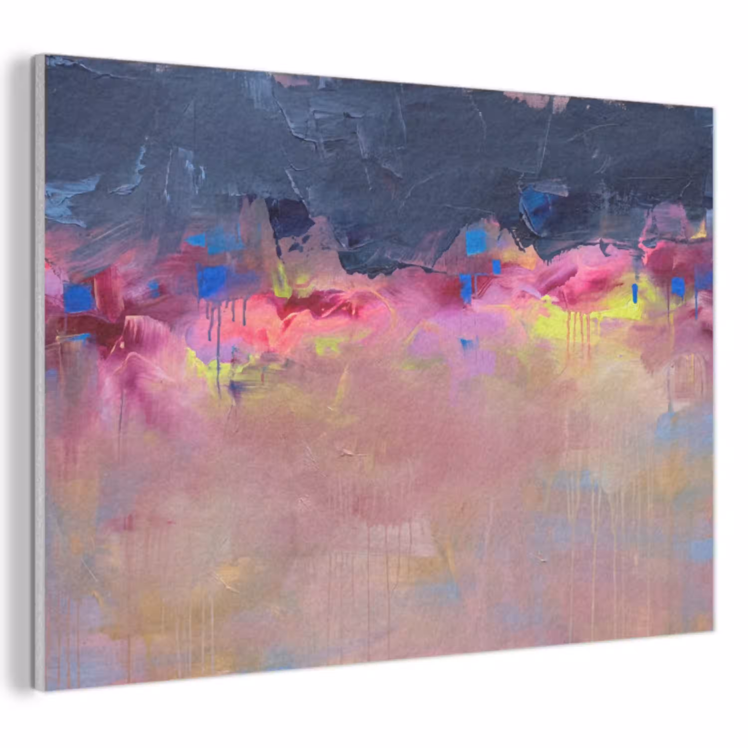Abstract - Textuur - Kleuren - Modern - Roze PET vilt klein -3d
