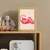 Tijger - Roze - Oranje Light Box met kabel (Kinderlampje) klein -sfeer2_kind