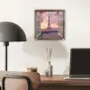 Doorkijk - Parijs - Eiffeltoren - Roze - Kersenbloesem plexiglas 5mm klein -sfeer6