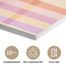 Pastel - uitpatroon - Geometrisch PET vilt klein 837 -closeup_DE