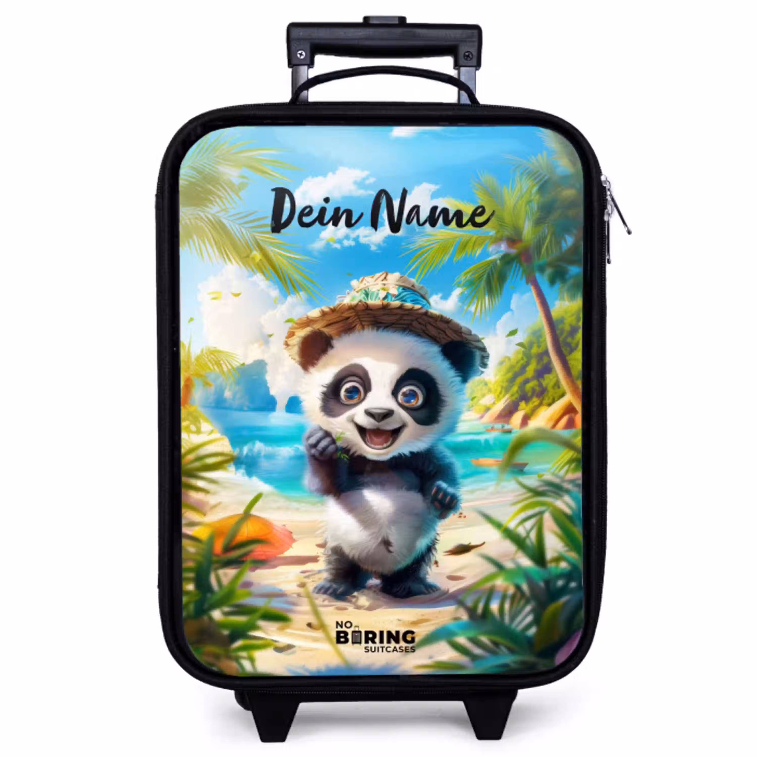 Pablo panda Kinderkoffer - Zwart klein -zzz_website3d