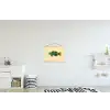 Vis - Blauw - Stippen - Schubben textielposter latten blank klein -kinderkamer