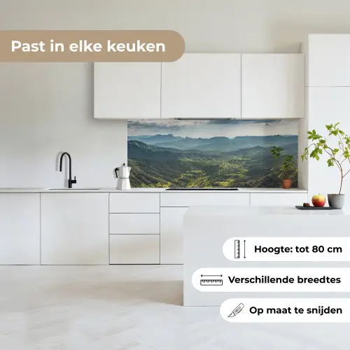 Landschap - Vallei - Groen keuken achterwand 2 middel -sfeer4_NL