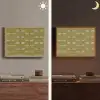 Libellen - Patroon - Groen Light Box met batterij (Wandlamp) middel 907 -sfeer3