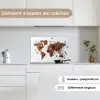 Wereldkaart - Koffie - Marmer keuken achterwand spatscherm klein -sfeer4_FR