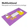 Tekst - Eend - Paars Muismat XXL klein -ysfeer4_duits