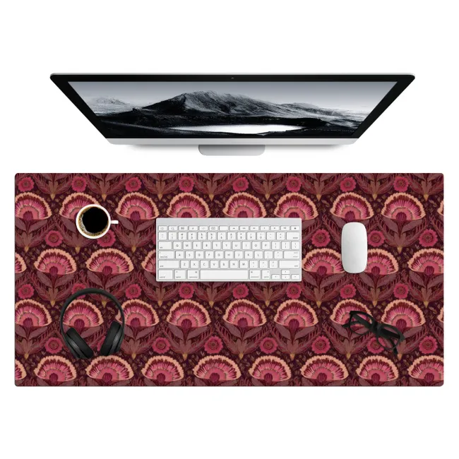 Desk Mat - Antiques - Flowers - Colorful