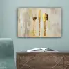 Verf - Goud - Bestek canvas 2cm klein -sfeer4