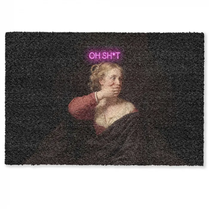 Quote - Neon - vrouw Deurmat klein -zkaufland3d